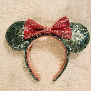 Blue and Pink sequin Disney Ears